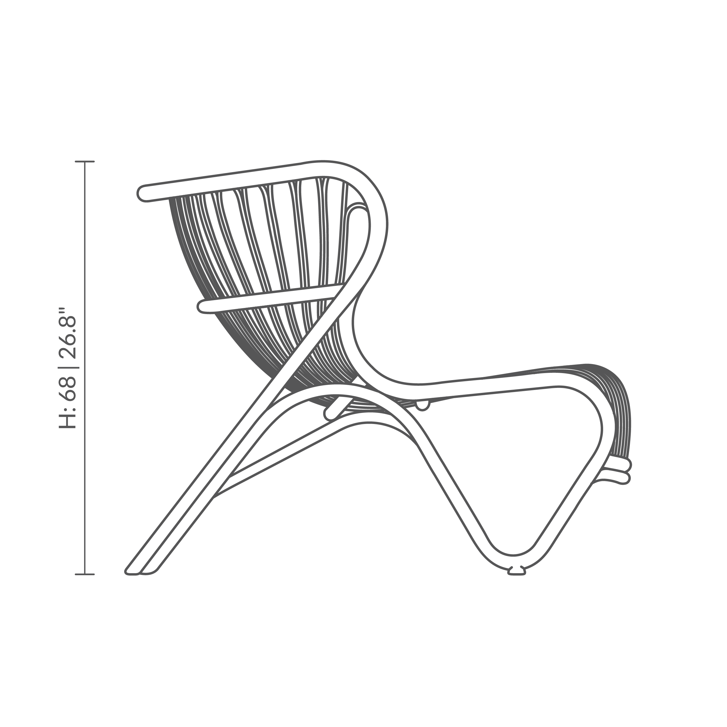 Silla de salón Fox