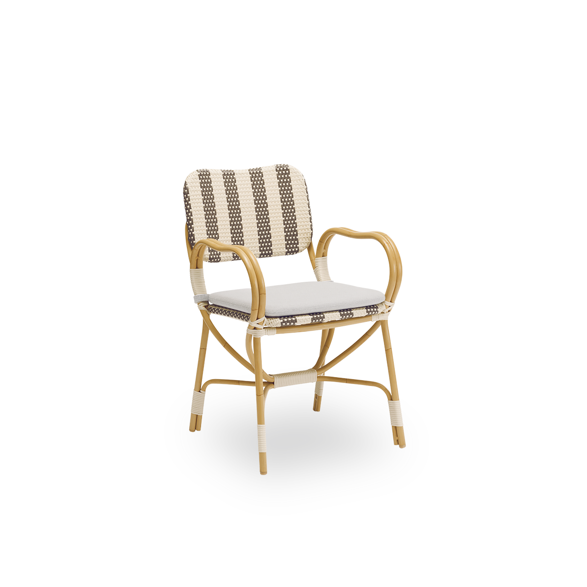 Esta es una imagen del cojín de bistro para uso exterior con tela A670.