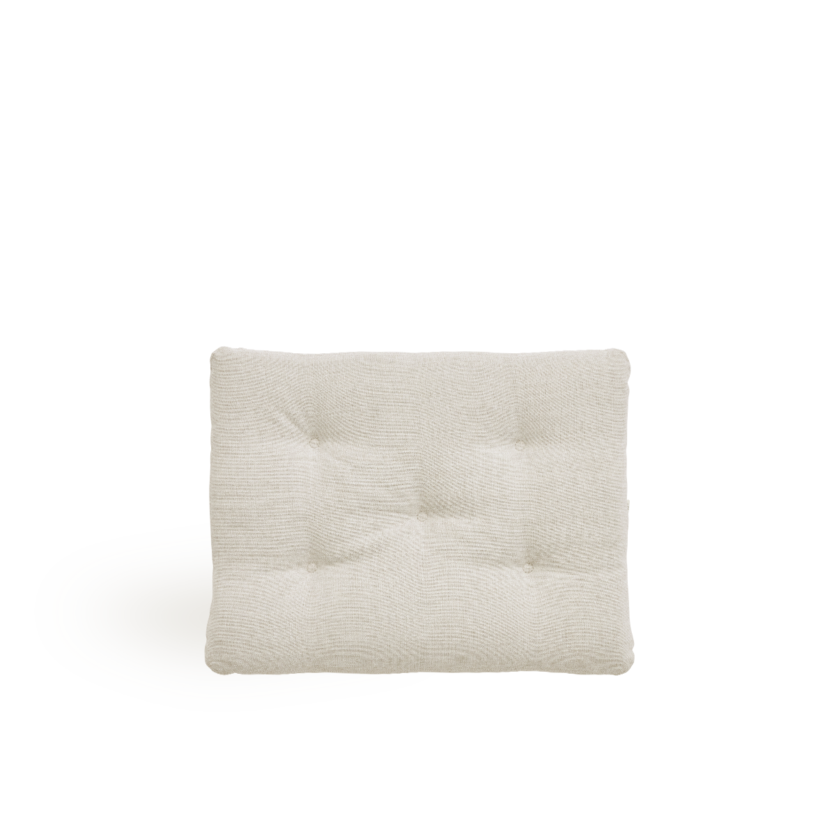 Imagen de Seat cushion | Teddy Footstool presentada con tela beige