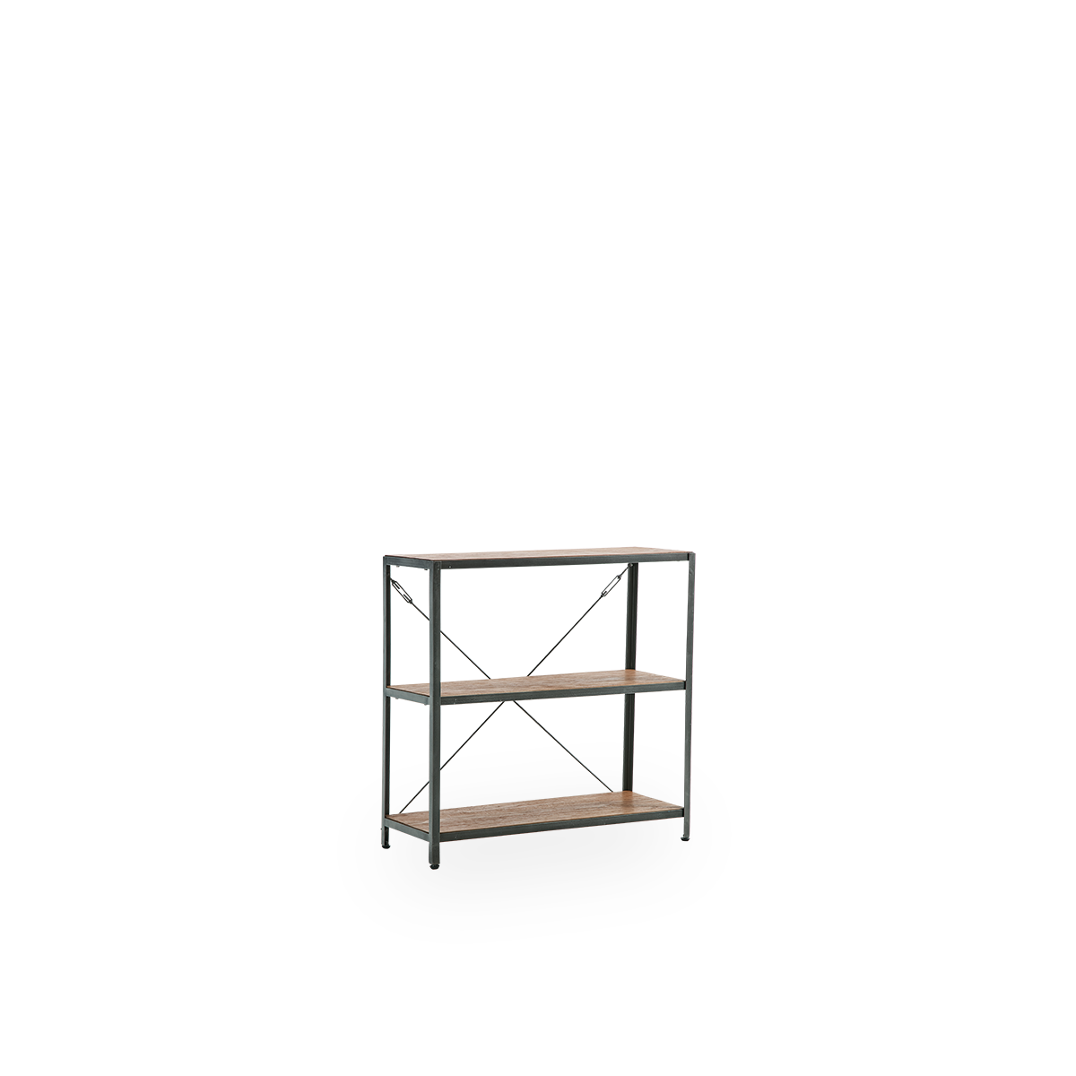 Estantes de teca Shelly bajo