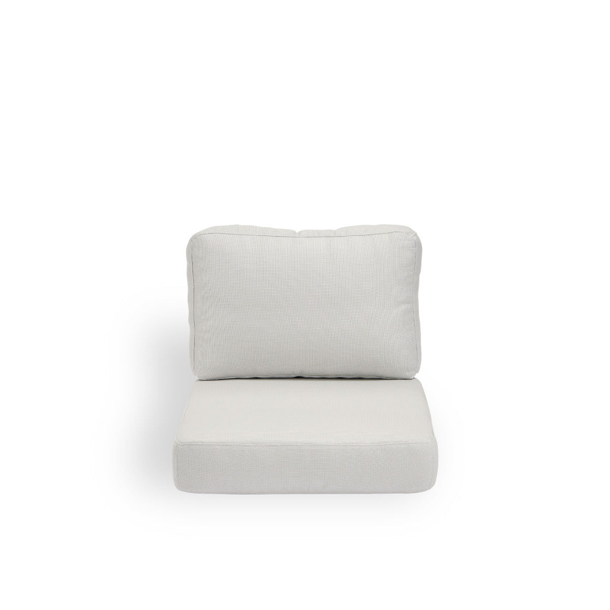 Imagen de Seat- and back cushion | Carrie Exterior Lounge Chair presentada con tela blanca