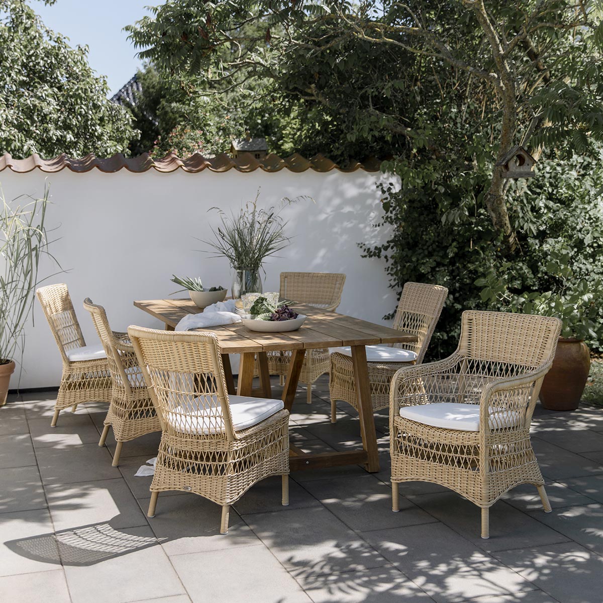 Silla de brazos para comedor Marie Exterior