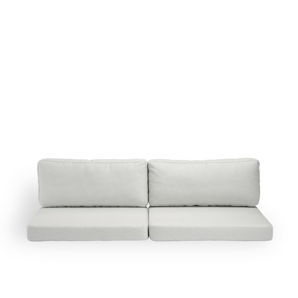 Imagen de Seat- and back cushion | Carrie Exterior Sofa presentada con tela blanca