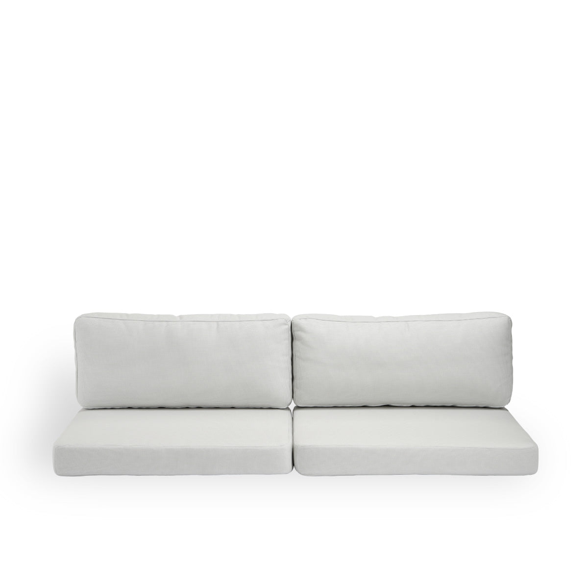 Imagen de Seat- and back cushion | Carrie Exterior Sofa presentada con tela blanca