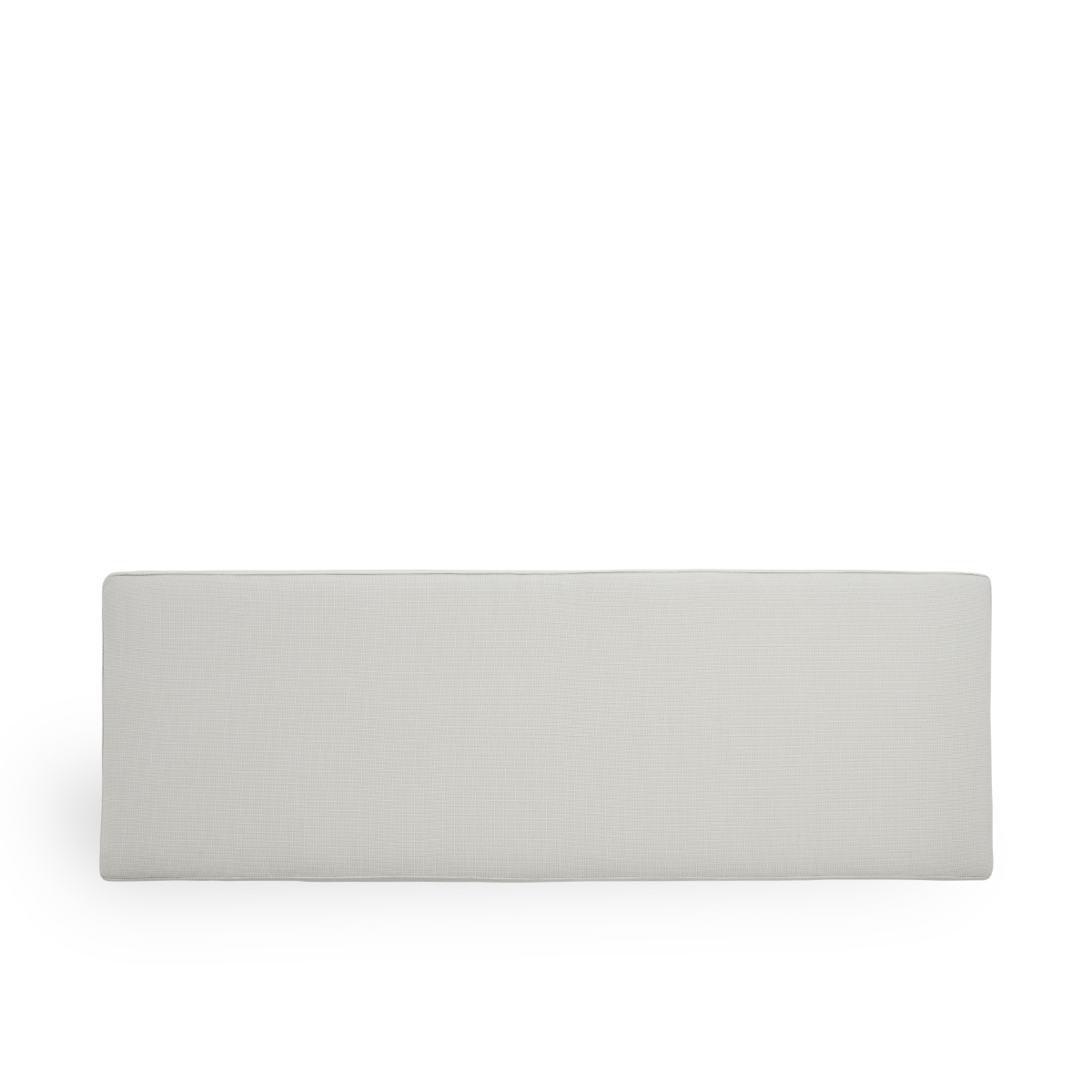 Imagen de Seat cushion | St Catherine Exterior Teak Bench presentada con tela blanca