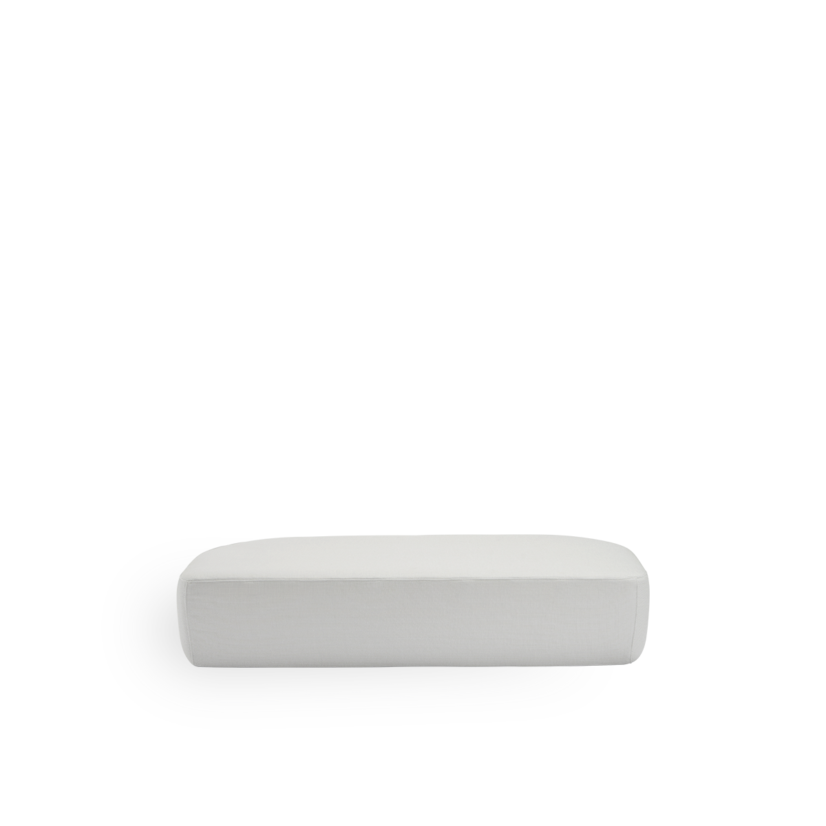 Imagen de Seat cushion | Charlottenborg Exterior 2-Seater Sofa presentada con tela blanca