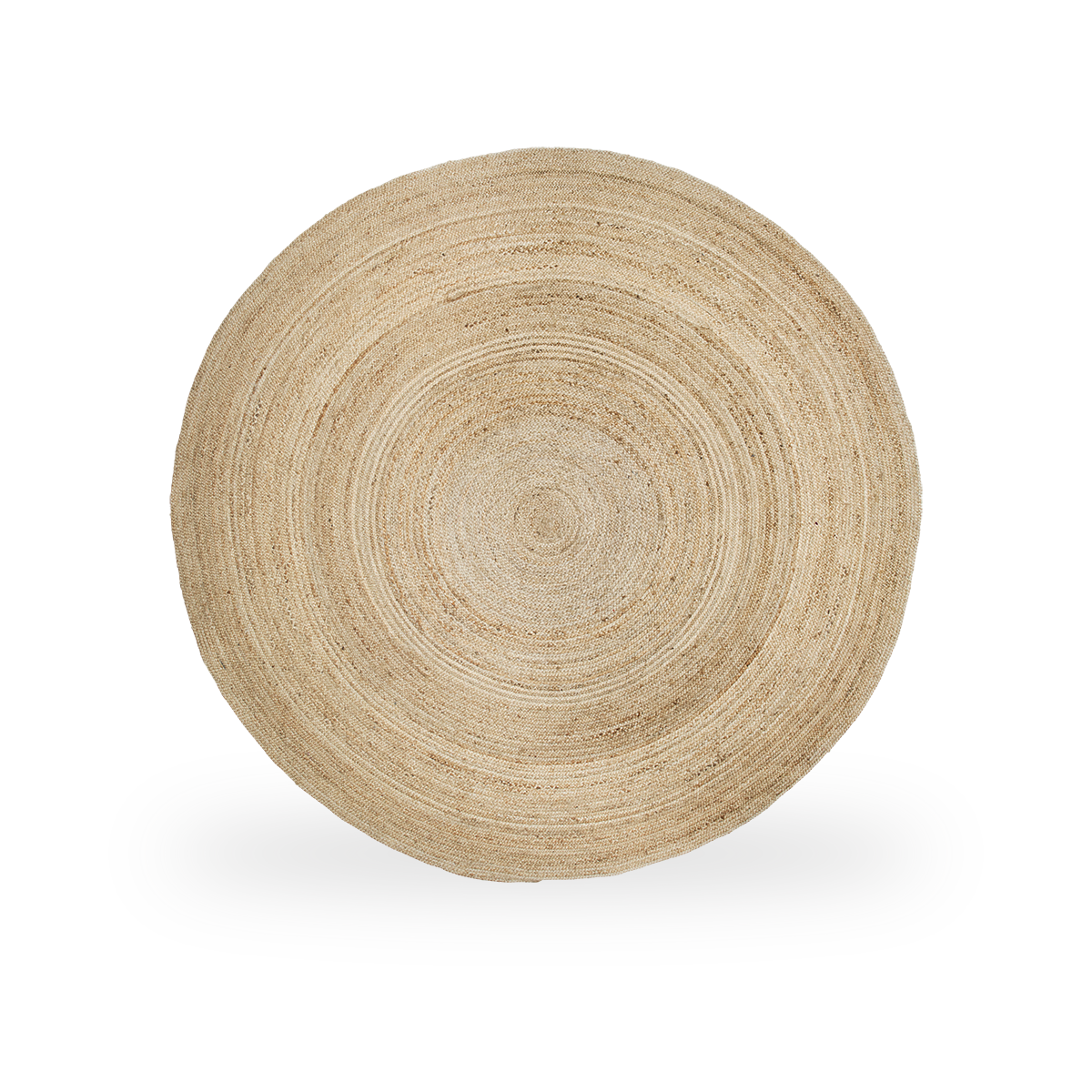 Esta es una imagen de detalle de Jute Carpet Ø280 en natural jute.