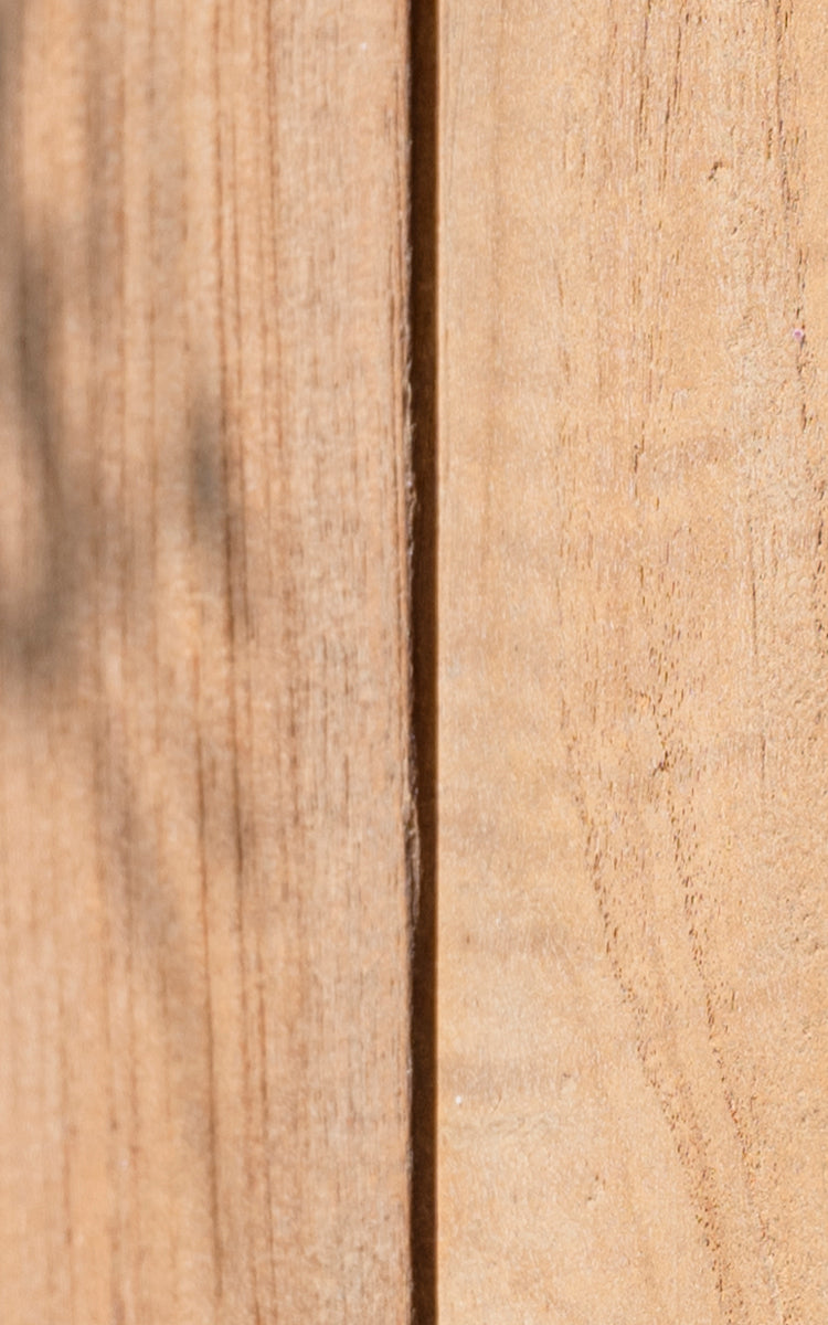Esta es una imagen de detalle de George mesa extensible exterior 200(280) en outdoor Teak.