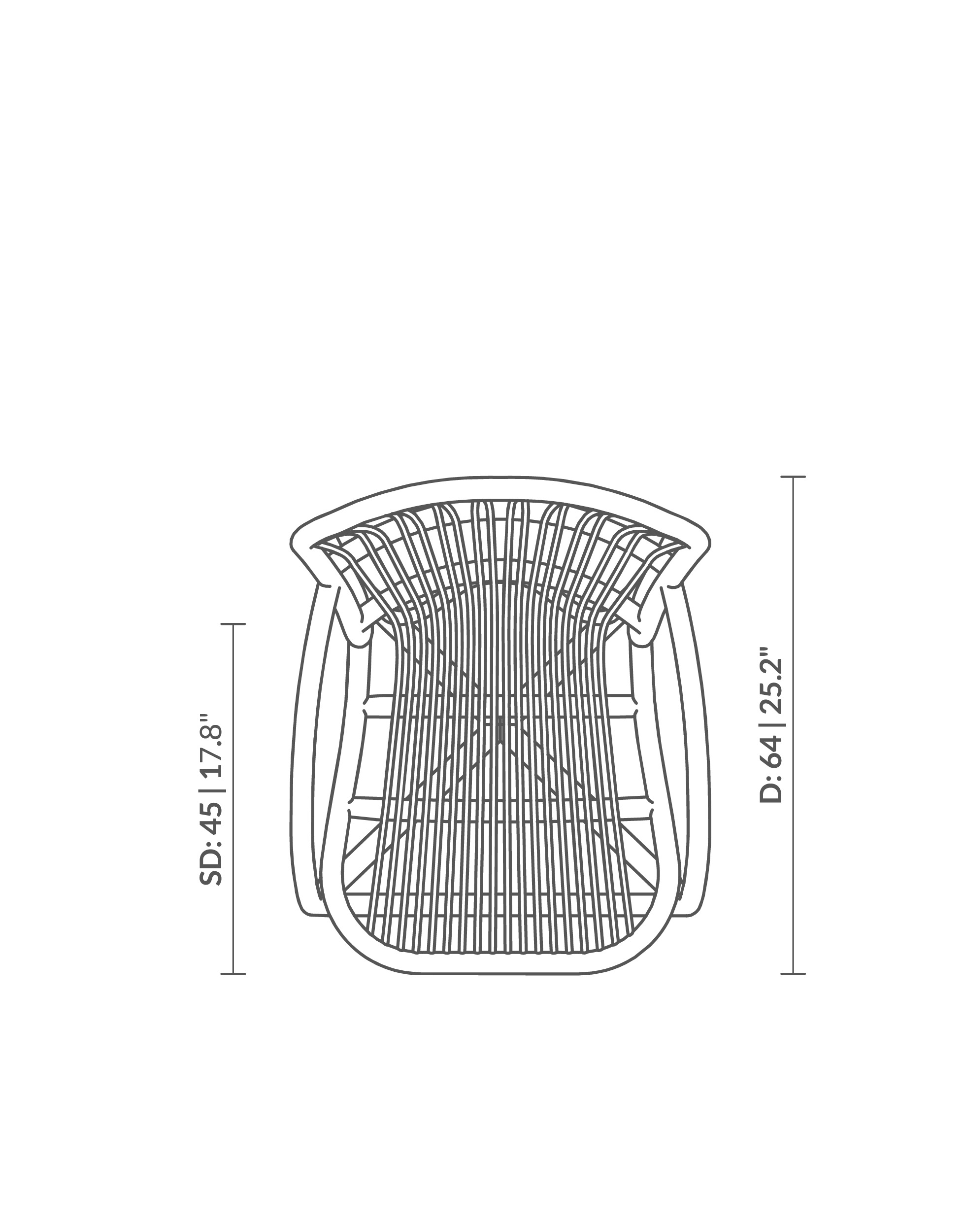 Silla de brazos para comedor Margret Exterior