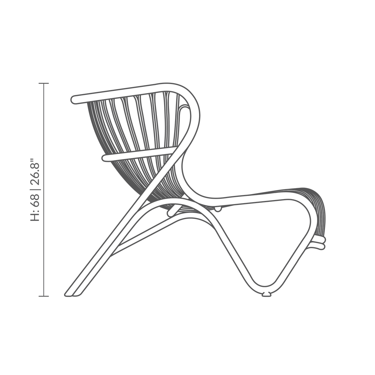 Silla de salón Fox