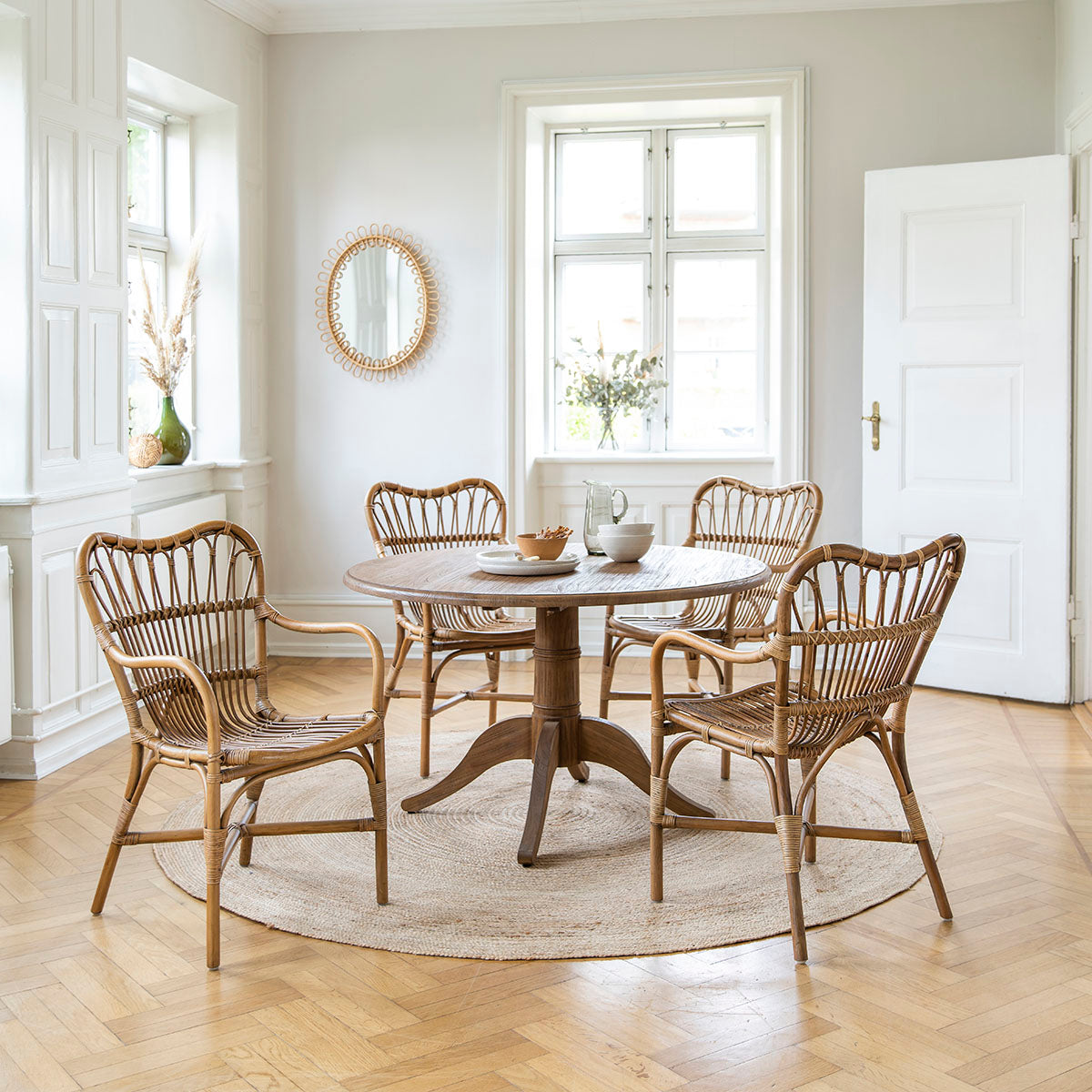 Mesa de Comedor de Teca Michel Ø120 cm