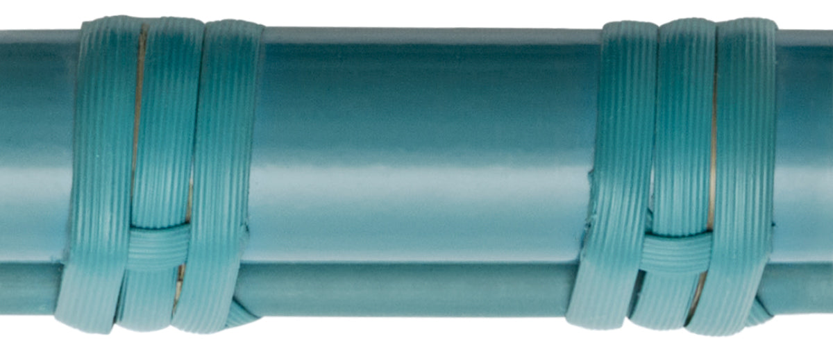 Petrol blue (verde azulado) marco de aluminio con tejido ArtFibre a juego — color personalizado para muebles Sika-Design Exterior