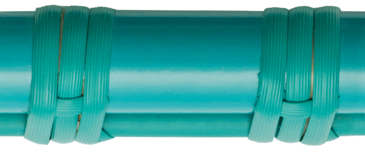 Sea green (verde azulado intenso) marco de aluminio con tejido ArtFibre a juego — color personalizado para muebles Sika-Design Exterior