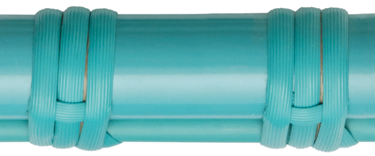 Turquoise marco de aluminio con tejido ArtFibre a juego — color personalizado para muebles Sika-Design Exterior