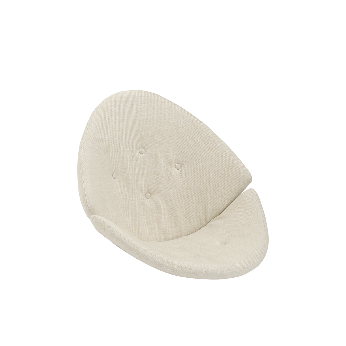 Imagen de Seat- and back cushion | Rana Lounge Chair presentada con tela beige