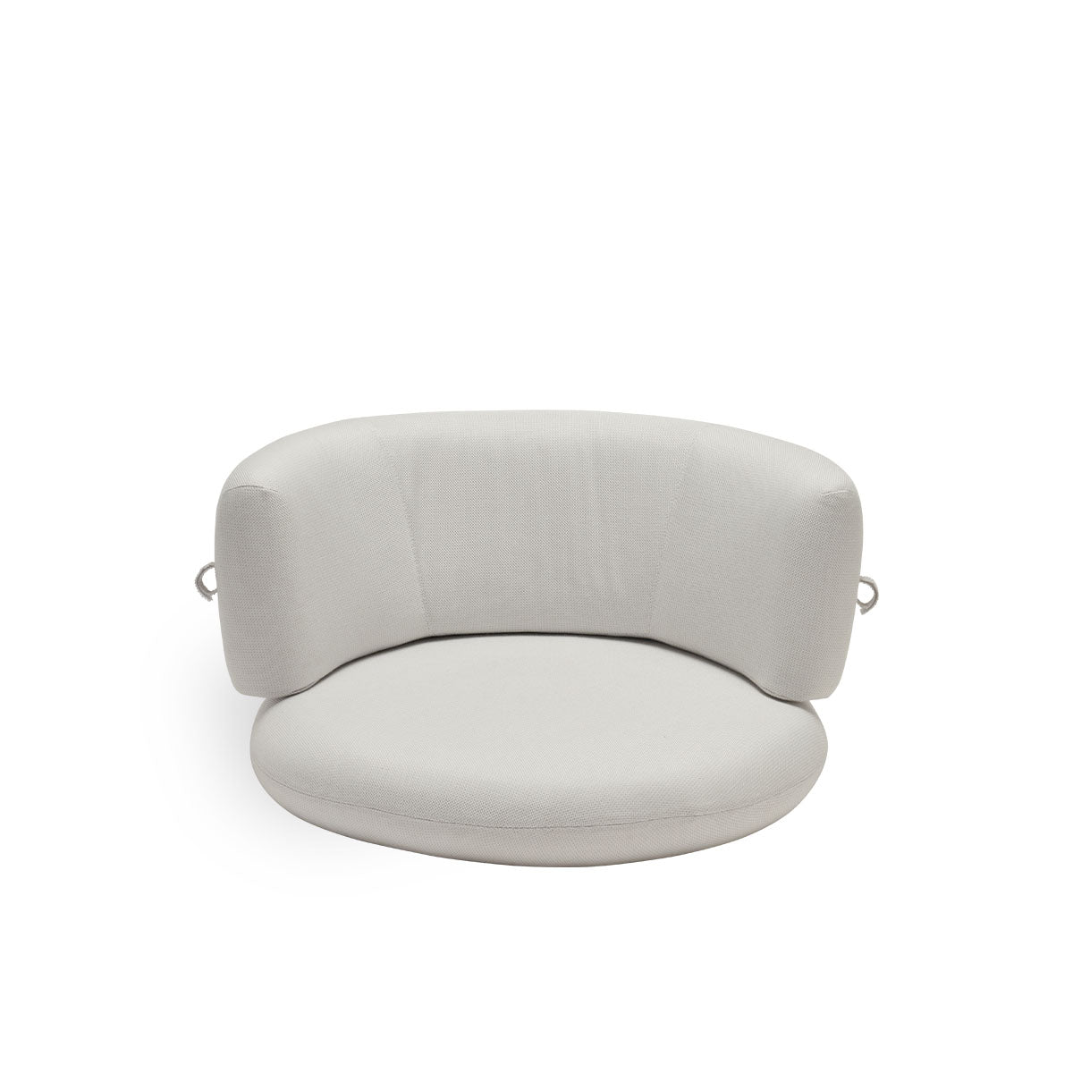 Imagen de Seat- and back cushion | Coco Exterior Lounge Chair presentada con tela blanca