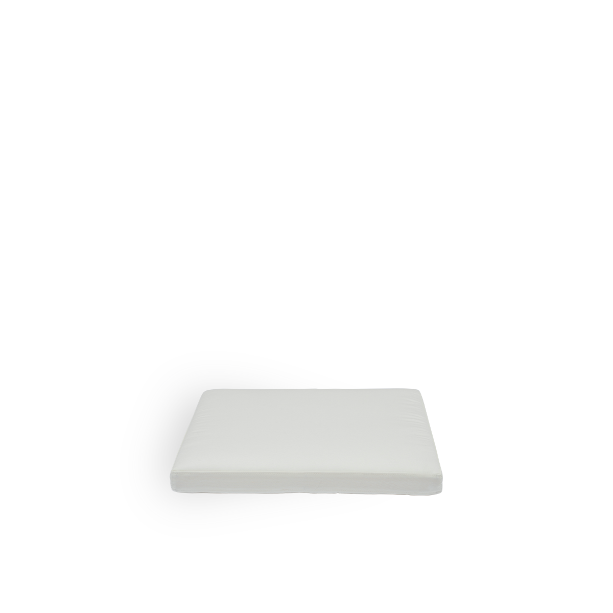 Imagen de Seat cushion | Meghan Exterior Dining Bench presentada con tela blanca
