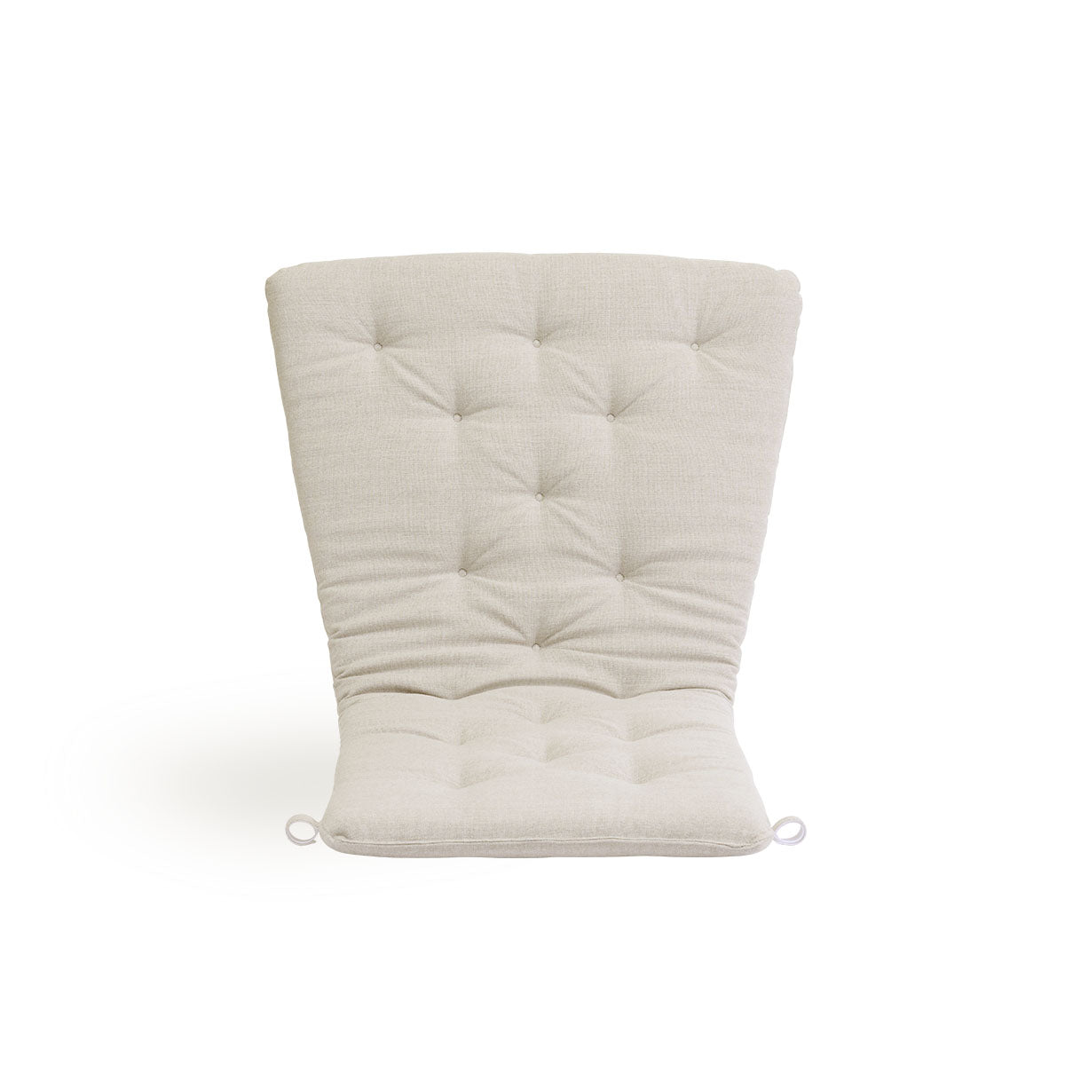 Imagen de Seat- and back cushion | Teddy Lounge Chair presentada con tela beige
