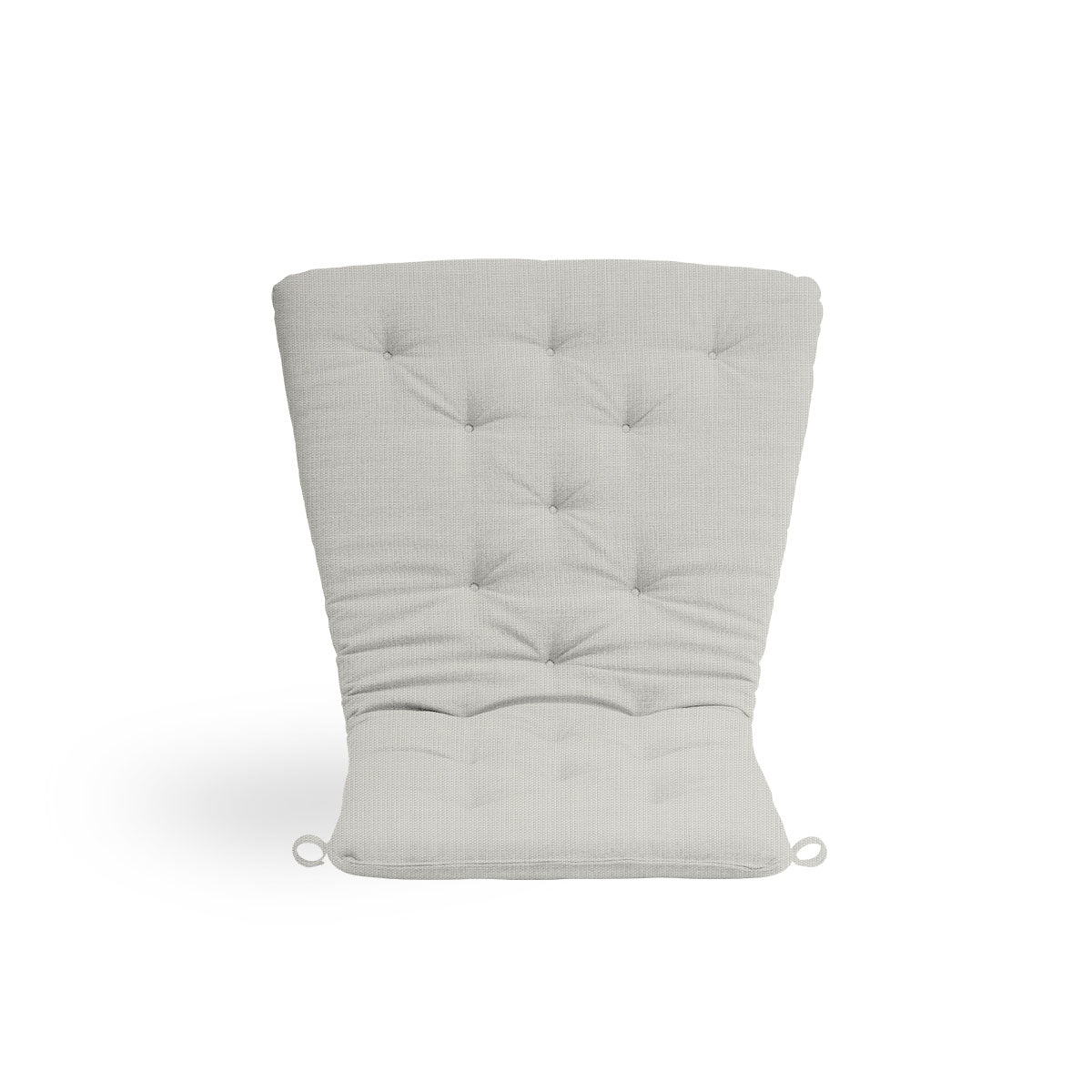 Imagen de Seat- and back cushion | Teddy Exterior Lounge Chair presentada con tela blanca