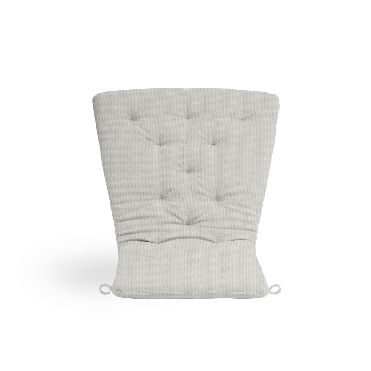 Imagen de Seat- and back cushion | Teddy Exterior Lounge Chair presentada con tela blanca
