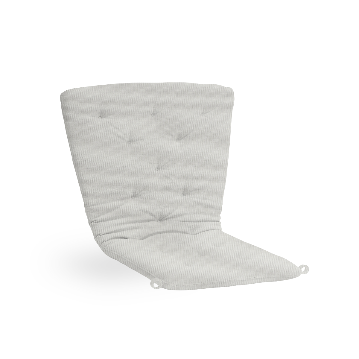 Imagen de Seat- and back cushion | Teddy Exterior Lounge Chair presentada con tela blanca