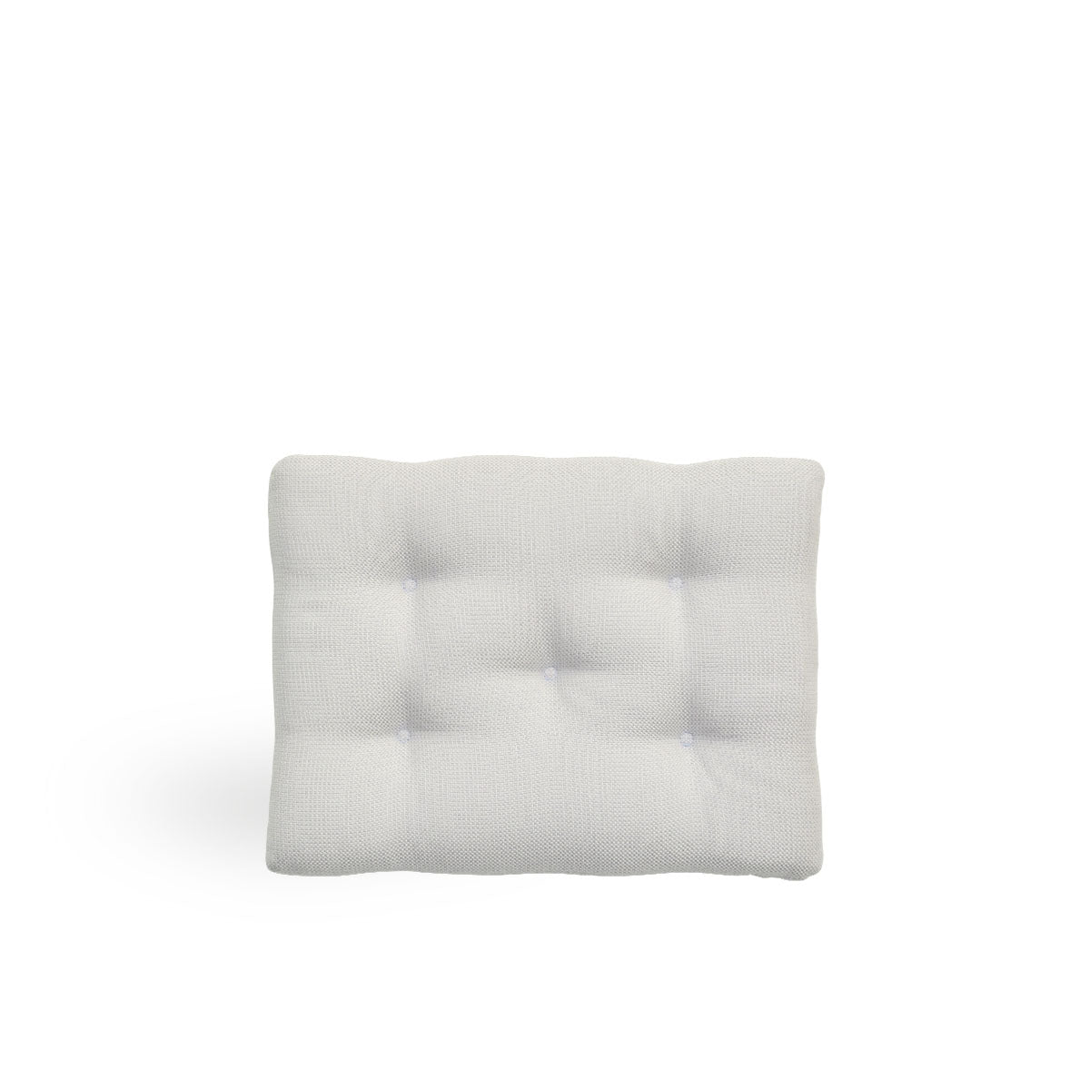 Imagen de Seat cushion | Teddy Exterior Footstool presentada con tela blanca