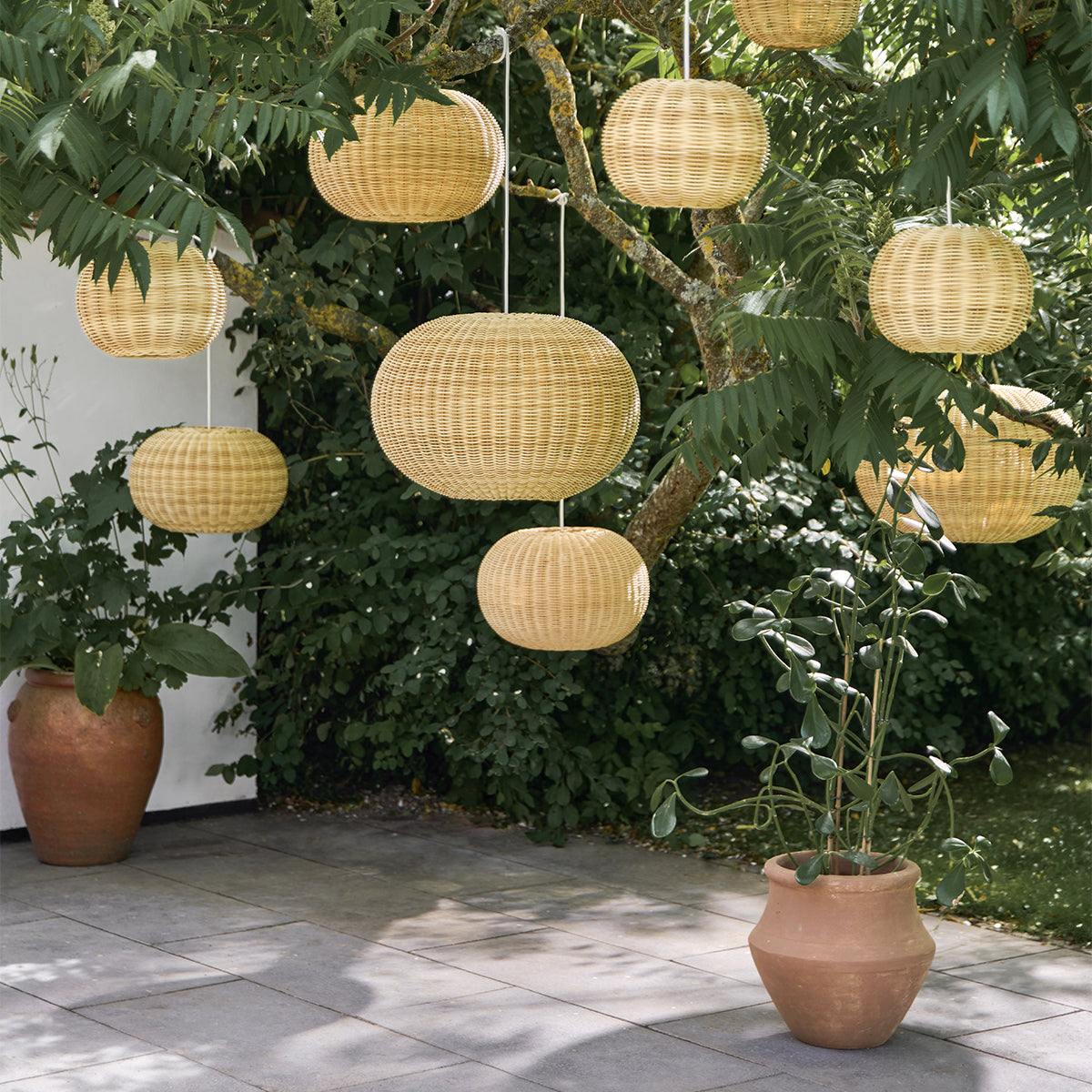 Pantalla Tangelo Exterior Ø49 cm | Mediano