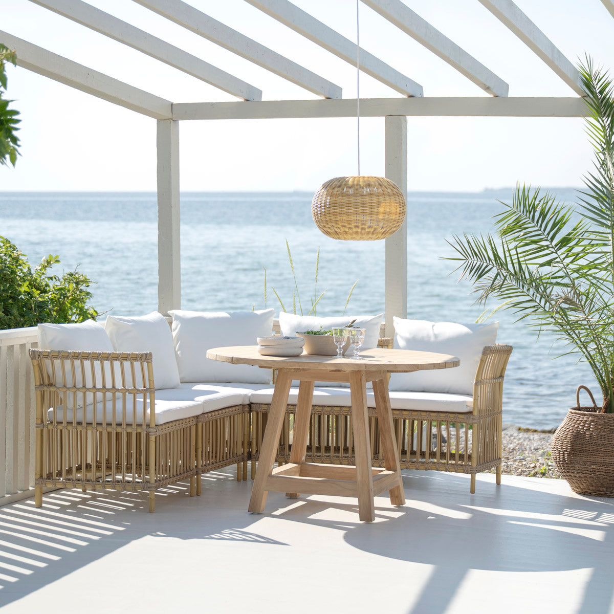 Meghan Banco de comedor Exterior | Módulo Central